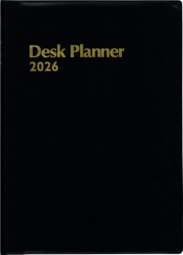 博文館 手帳 2026年 A5 ウィークリー デスクプランナー 黒 No.117 (2026年 1月始まり)