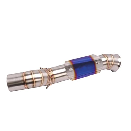 GVGFKPKZAY Für Husqvarna Norden 901 Mittelrohr Für Motorradauspuff Motorrad Mittelrohr-Verbindungsrohr(C)