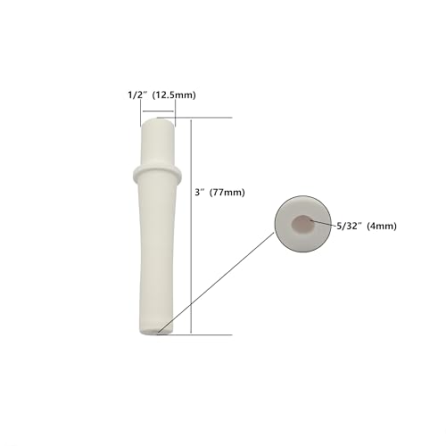 SHUNJIE Sand Blaster Ceramic Nozzles Only - Replacement Sandblasting Tips,Blast Abrasive Media,5pcs,5/32\" ID (Abrasive Blasting Tip) - Thumbnail 2