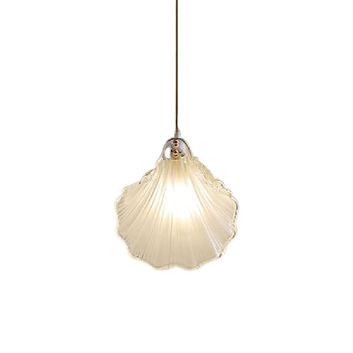 Lámpara colgante de vidrio en forma de concha de estilo industrial HAIDU 2