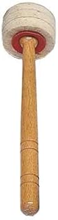 Maza para Bombo, Cabeza de fieltro blando Ã˜ 65 mm y mango de madera. Longitud: 320 mm