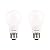 SYLVANIA LED Light Bulb, 40W Equivalent A19, Efficient 6W, Medium Base, Frosted Finish, 450 Lumens, Daylight ,2 Count (Pack of 1)
