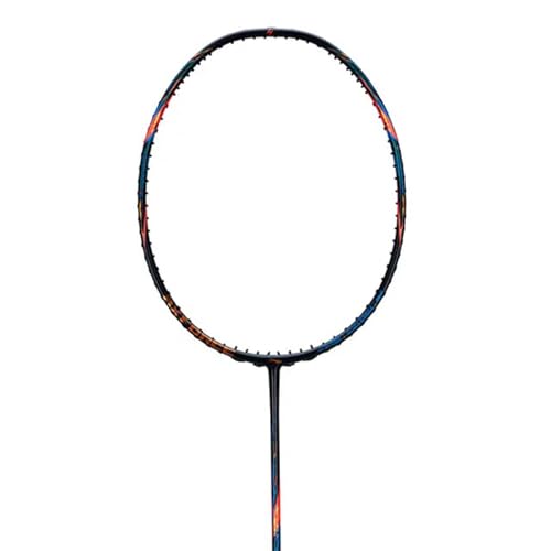 Image of Li-Ning AXForce 90 Unstrung Badminton Racquet - Storm Green | High Performance Carbon Fiber Racket | Head Heavy Power Frame for Advanced Players (Black /Gold /Orange, 5U6)