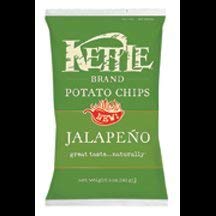 Kettle Brand Potato Chips - Jalapeno - Case of 15 - 5 oz.