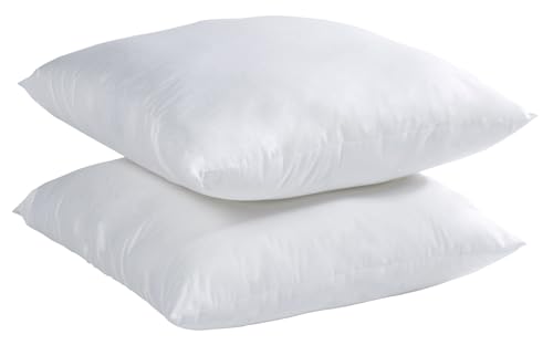 Blanrêve - Lot de 2 Oreillers Fermes Anti Acariens - Garnissage synthétique 600G - 60x60 cm - Blanc - Fabriqué en France