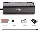 ITOSAYDE USB Magnetic Credit Card Reader - 2024 New 880 for Magstripe,IC,NFC and Psam Cards Reader and Writer, with 10 PCS Blank Cards