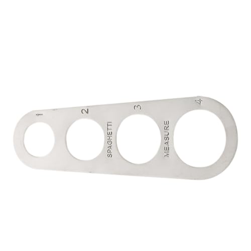 Angoily Outil de Mesure de Spaghetti Acier Inoxydable pour Contrôle Précis des Portions de Nouilles et Pâtes Ustensile Cuisine pour Usage Domestique et Professionnel