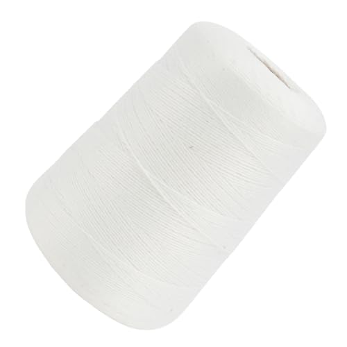 NUOBESTY 1 Rollo Cuerda de Cocción de Algodón Seguro para Embalaje de y Carne de Hilo de Alta Resistencia para Uso Profesional y Doméstico