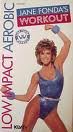 VHS Tape Jane Fonda's Workout: Low Impact Aerobic Book