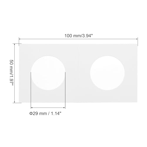Porta monedas de cartón 2x2 pulgadas para moneda de 29 mm 300 piezas miniatura 2