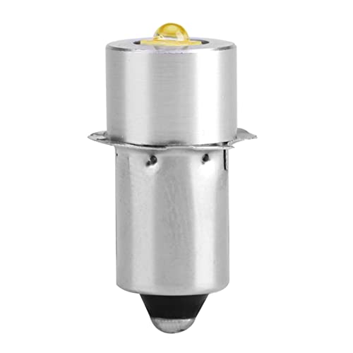 Tbest 3V LED P13.5S 3W Replacement Bulb for Torch Light and Flashlight Lamp in White, Pure White, approx. 23 x 9mm / 0.91 x 0.35inch