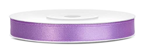 25 Meter Satinband Lavendel Lila 6mm Schleifenband Dekoband Geschenkband Geschenkverpackung Hochzeit Band Lila Flieder Lavendel Schleife