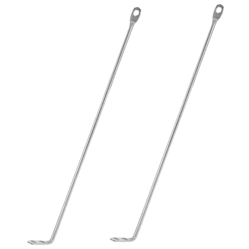 DECHOUS 1 Pair Mop Lever Accessories Extension Braces Sponge Holder Mop Braces for Bathroom Metal Broom Braces Rotating Mop Part Braces Stainless Steel Extend Floor to Rotate