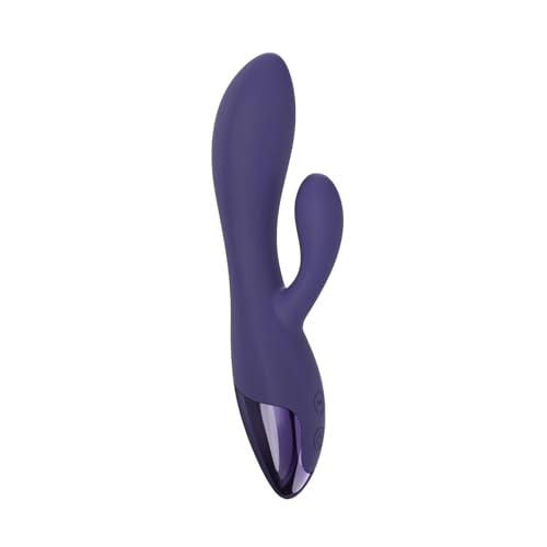 Love to Love - Funky Bunny - Design Flamboyant et Ultra Flexible - Courbe Ergonomique - Waterproof - Silicone - 10 Modes de Vibration - Autonomie: 1 H - Longueur: 10.3 x ∅3.7 CM - Midnight Indigo