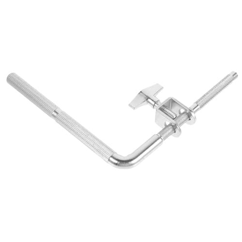 Pinza de montaje para Cowbell con soporte en ángulo recto para batería