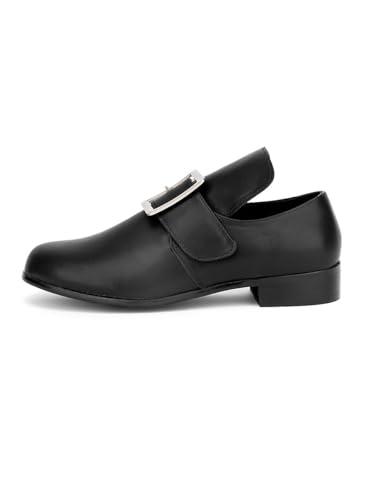 Historische Schnallenschuhe - Halbschuhe schwarz mit Schnalle - Schuhgröße: 44-45 Historische Schnallenschuhe - Halbschuhe schwarz mit Schnalle - Schuhgröße: 44-45
