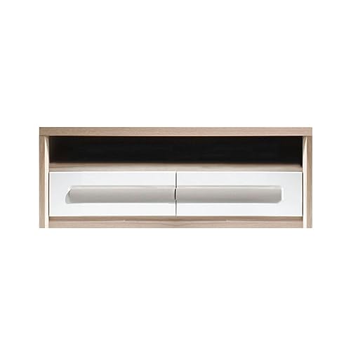 Mon Mobilier Design Roma Meuble TV 2 tiroirs coulissants 120x53 cm