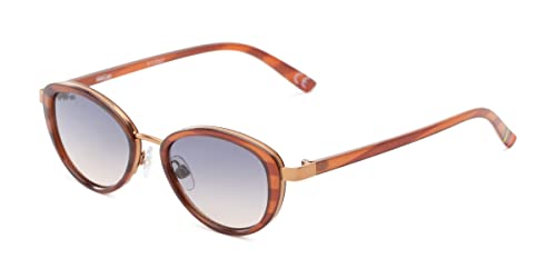 Foster Grant Sun Luv B U 2DAY Oval Sunglasses, Brown, 50mm