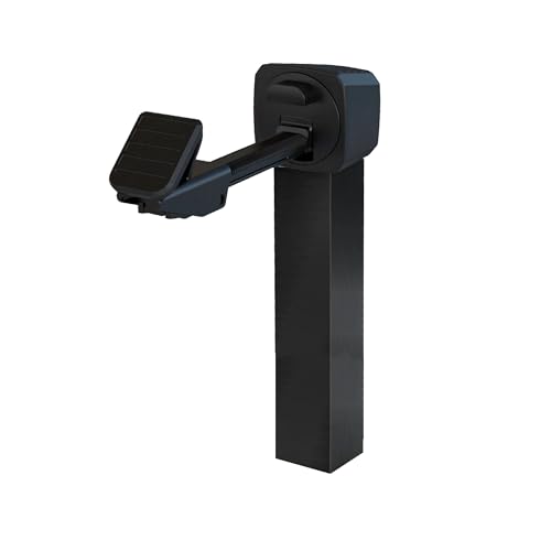 Arrêt de Portail Battant et Tube 360° - Composite et Aluminium - Hauteur 250 mm - Epaisseur 30 à 100 mm Système de fermeture Automatique résistant -...