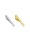 Yellow Chimes Tie Pins - Fashion Accessories for Formal Wear | Gold & Silver Toned Stainless-Steel Tie Pin for Men | Birthday &