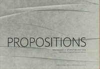 Propositions: Thesis Research in Architecture 2007-2009