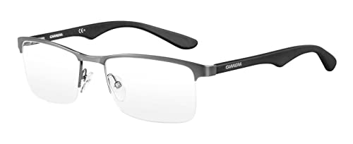 Carrera Men's 6623 Rectangular Prescription Eyewear Frames, Dark Ruthenium Black, 54mm, 19mm