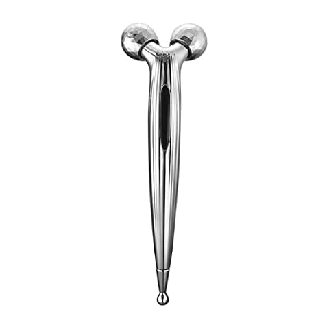 MUJGAN V Facial Roller Massager, Reduce Wrinkles in Neck and Eyes, Massage for Lymphatic Drainage, Face Lifting, Reduce Puffiness, Skin Tightening & Collagen Production, Clear Toxins Cover