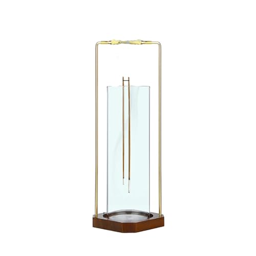 Soporte de incienso de vidrio de doble barra con recogedor de cenizas, perfecto para yoga y uso en spa