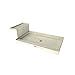 Tile Redi WD3648C-RB36-KIT Shower Pan and Bench with Center Drain- Single Curb Shower Base, Bench, 2" PVC Drain, and Grate Included, 60" Width x 36" Depth