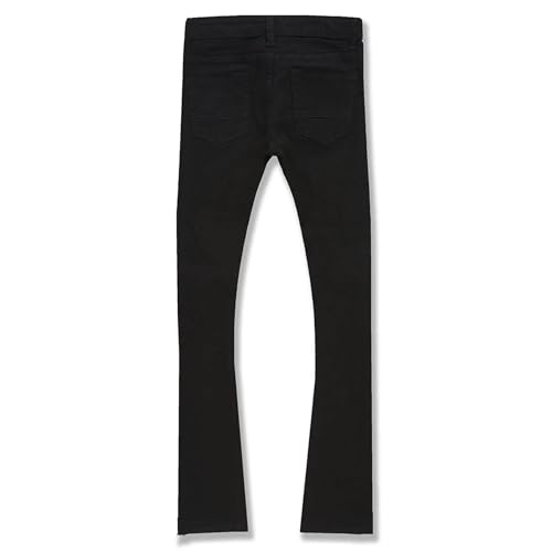 Jordan Craig Boys Stacked Rockport Denim Jeans - Skinny Fit Jeans, Perfect for Fashion and Pants Jet Black2