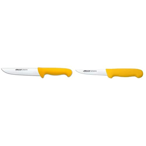 Arcos Serie 2900, Cuchillo Carnicero, Hoja De Acero Inoxidable Nitrum De 180 Mm + Serie 2900, Cuchillo Deshuesador, Hoja De Acero Inoxidable Nitrum De 130 Mm