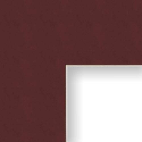 24x36 Mat for Picture Frame Maroon with Cream Core and 20x32 Opening Size (B038MAT)