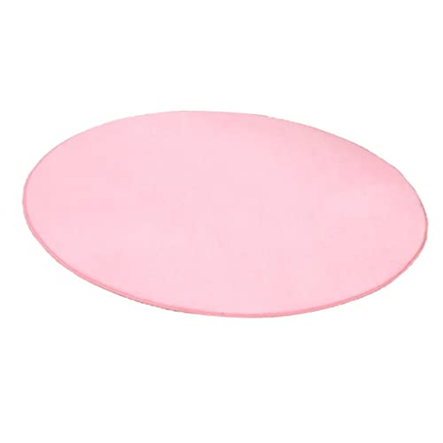 Tiuimk 100 cm morbido peluche bambini tenda tappeto tappeto Pad camera da letto cuscino - rotondo rosa