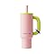 Drinkbeker Met Rietje En Handvat CHAKOLAB BaWangCup Geïsoleerde Waterfles Drinkgerei Zilver Tumbler 1050ml | 316 RVS Liner CHAKOLAB Geïsoleerde Beker