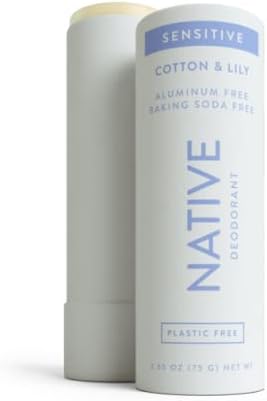 Native The deodorant contains ingredients of natural origin, 72 hours odour control, deodorant for women and men, without aluminium with sodium bicarbonate, coconut oil and ka butter