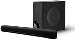 Yamaha Audio SR-C30A Compact Sound Bar with Wireless Subwoofer and Bluetooth, Black