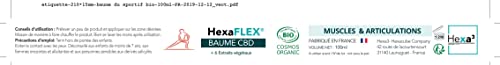 Baume CBD bio 100ML HexaFLEX soin cutané relaxant - 3