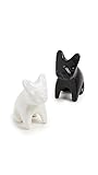 Jonathan Adler French Bulldog S&P, Black/White, One Size, (31830)