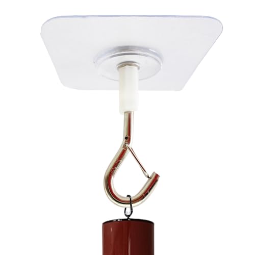 Perchas para plantas de techo, ganchos adhesivos para plantas de techo, sin perforar, colgador de pared, decoración del hogar, para bolso, interior, exterior, baño, porche