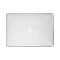 TECOOL Coque Compatible avec Ancien MacBook Air 13 Pouces 2017-2010 (A1466 1369), Coque Rigide en Plastique Fine et Légère avec Protection Clavier (UE AZERTY), Cristal Fuchsia