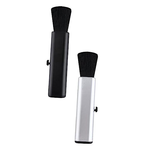 OFFIGAM 2個折りたたみ式ギターブラシ ウール素材 楽器用ダストクリーニング ピアノやウクレレにも対応 軽量で持ち運び便利