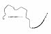 Sunsong 3402454 Power Steering Pressure Line Hose Assembly