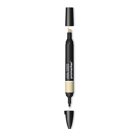 Image of Winsor & Newton Promarker, Alcohol Based Markers, Sandstone (O928), Double Tipped Drawing Marker Set for Artists, Graphic Designers, Illustrators - Chisel & Fine Twin Tip, Streak Free Coverage