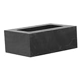 SEWACC Hochreine Graphit-schmelzform Graphit-kerze Für Präzisionsgießen Und Metallveredlung Mit Hitzebeständiger Graphitstruktur Zum Schmelzen Und Gießen Von Aluminium Und Legierungen