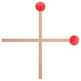 DECHOUS Marimba Mallets Holz Percussion Schlägel für Xylophon Tongue Drum Zubehör...