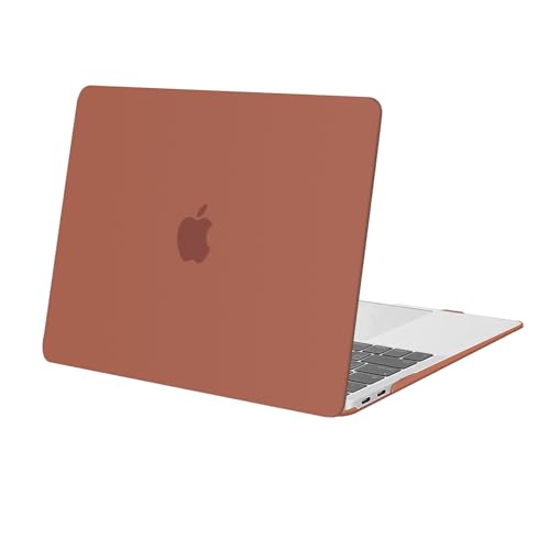 Image of MOSISO Compatible with MacBook Air 13 inch Case 2022 2021 2020 2019 2018 Release A2337 M1 A2179 A1932 Touch ID, Plastic Hard Shell Cover Compatible with MacBook Air 13.3 inch Case, Garnet Red