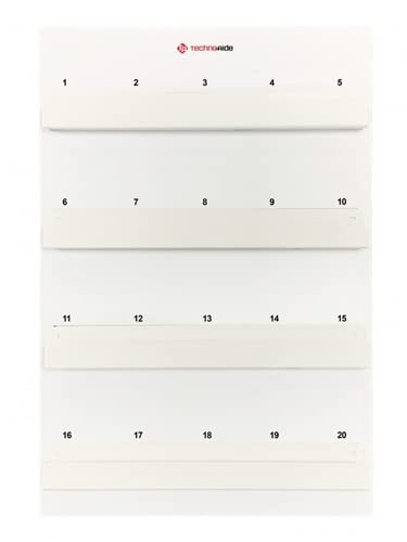 Miniatura 2 de Colortrieve Tablero de almacenamiento de insignias de radiación, grande, almacena hasta 40 insignias, fabricado en Estados Unidos