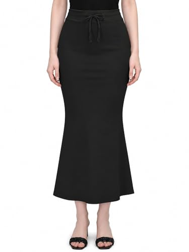Image of Stretchable Saree Shapewear Petticoat for Women,Skirts for Women,Smooth Curve 4-Way Stretch Fish Cut Peticote Innerwear,Shape Wear Dress for Saree