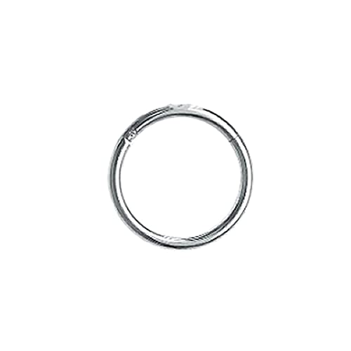 Piercing Argola Articulada em Aço Cirúrgico Prata 8mm