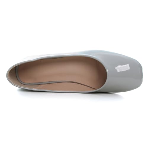 Image of Dear Time Women's Casual Foldable Ballet Flats Square Toe Ballerina Flats Shoes Comfortable